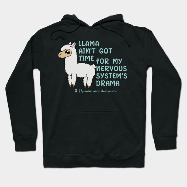 Llama Health Drama Hoodie by bohomermaidgal